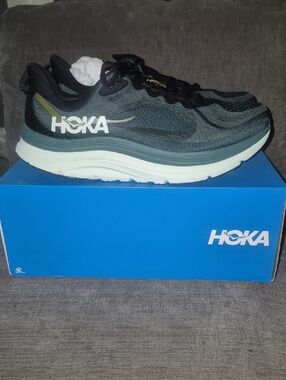 HOKA Kawana 3 Men’s 11.5D Bay Leaf Sea Glass Running Shoes NIB